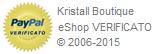Kristall Boutique Merchant verificato PayPal